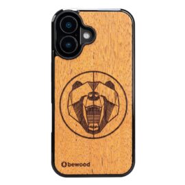Drevený kryt na iPhone 17 Medveď MERBAU