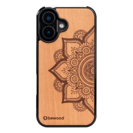 Drevený kryt na iPhone 17 MANDALA JABŁOŃ