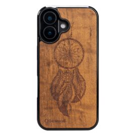Drevený kryt na iPhone 17 Lapač snov IMBUIA