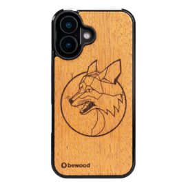 Drevený kryt na iPhone 17 Líška MERBAU