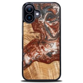 Drevený kryt na mobil so živicou iPhone 17 - Planéty - Venuša
