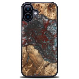 Drevený kryt na mobil so živicou iPhone 17 - Planéty - Pluto