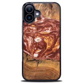 Drevený kryt na mobil so živicou iPhone 17 - Planéty - Mars