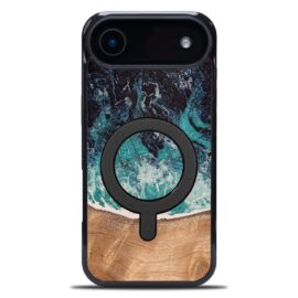 Drevený kryt na mobil so živicou iPhone 17 Air - Dream Island MagSafe