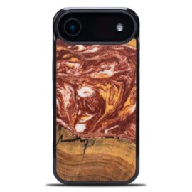 Drevený kryt na mobil so živicou iPhone 17 Air - Planéty - Mars