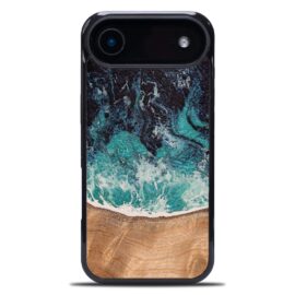 Drevený kryt na mobil so živicou iPhone 17 Air - Dream Island