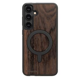 Drevený kryt na mobil Samsung Galaxy S25 Plus Ziricote s MagSafe
