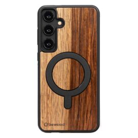 Drevený kryt na mobil Samsung Galaxy S25 Plus Mango s MagSafe