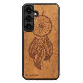 Drevený kryt na mobil Samsung Galaxy S25 Plus Lapač snov Imbuia