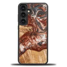 Drevený kryt na mobil so živicou Samsung Galaxy S25 Plus - Planéta - Venuša