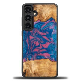 Drevený kryt na mobil so živicou Samsung Galaxy S25 Plus - Neons - Vegas