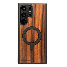 Drevený kryt na mobil Samsung Galaxy S25 Ultra Palisander Santos s MagSafe