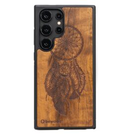 Drevený kryt na mobil Samsung Galaxy S25 Ultra Lapač snov Imbuia