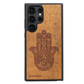 Drevený kryt na mobil Samsung Galaxy S25 Ultra Hamsa Imbuia
