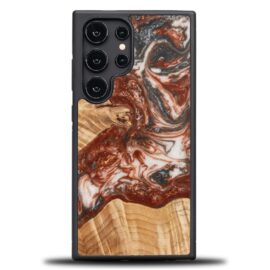 Drevený kryt na mobil so živicou Samsung Galaxy S25 Ultra - Planéta - Venuša