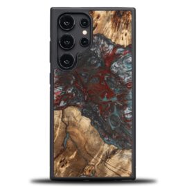 Drevený kryt na mobil so živicou Samsung Galaxy S25 Ultra - Planéta - Pluto