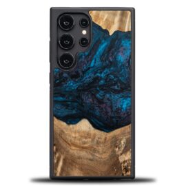 Drevený kryt na mobil so živicou Samsung Galaxy S25 Ultra - Planéta - Neptun
