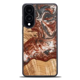 Drevený kryt na mobil so živicou Samsung Galaxy S25 Edge - Planéta - Venuša