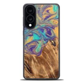 Drevený kryt na mobil so živicou Samsung Galaxy S25 Edge - Planéta - Merkur