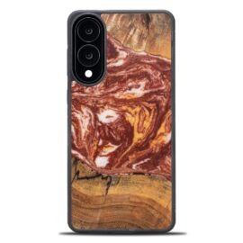 Drevený kryt na mobil so živicou Samsung Galaxy S25 Edge - Planéta - Mars