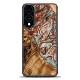 Drevený kryt na mobil so živicou Samsung Galaxy S25 Edge - Planéta - Jupiter