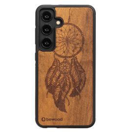 Drevený kryt na mobil Samsung Galaxy S25 FE Lapač snov Imbuia