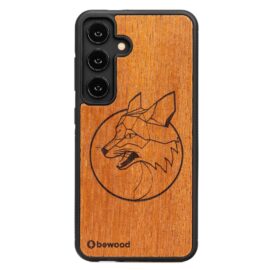 Drevený kryt na mobil Samsung Galaxy S25 FE Líška Merbau
