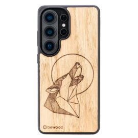 Drevený kryt na mobil Samsung Galaxy S26 Ultra Vlk Dub