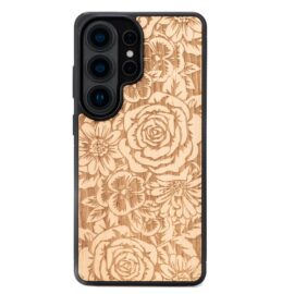 Drevený kryt na mobil Samsung Galaxy S26 Ultra Ruže Aniegre
