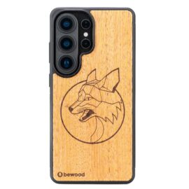 Drevený kryt na mobil Samsung Galaxy S26 Ultra Líška Merbau