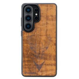 Drevený kryt na mobil Samsung Galaxy S26 Ultra Jeleň Imbuia