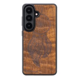 Drevený kryt na mobil Samsung Galaxy S26 Lapač snov Imbuia