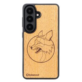 Drevený kryt na mobil Samsung Galaxy S26 Plus Líška Merbau