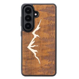 Drevený kryt na mobil Samsung Galaxy S26 Plus Hory Imbuia