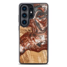 Drevený kryt na mobil so živicou Samsung Galaxy S26 Ultra - Planéta - Venuša