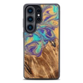 Drevený kryt na mobil so živicou Samsung Galaxy S26 Ultra - Planéta - Merkur