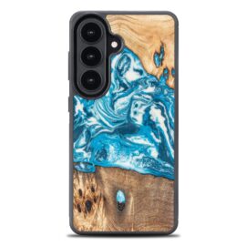 Drevený kryt na mobil so živicou Samsung Galaxy S26 - Planéta - Uran