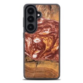Drevený kryt na mobil so živicou Samsung Galaxy S26 Plus - Planéta - Mars