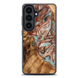 Drevený kryt na mobil so živicou Samsung Galaxy S26 Plus - Planéta - Jupiter