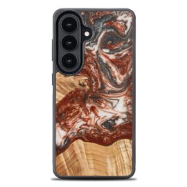 Drevený kryt na mobil so živicou Samsung Galaxy S26 Plus - Planéta - Venuša