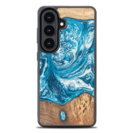 Drevený kryt na mobil so živicou Samsung Galaxy S26 Plus - Planéta - Uran